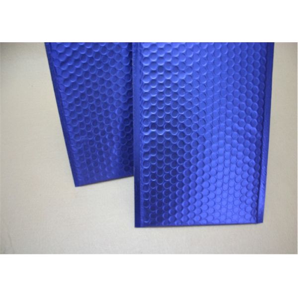 Blue Metallic Decorative Bubble Mailing Envelopes For Courier Company Using