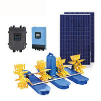 4000rpm Solar Powered Floating Fountain Aerator Energy Saving For Ponds Lakes