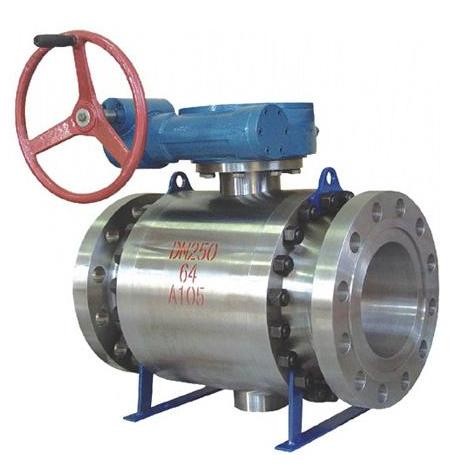 Carbon Steel Trunnion Ball Valve , 3 Inch Flanged Ball Valve API Standard