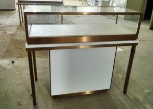 China Durable Jewelry Store Fixtures  / Store Display Cases With Stainless Steel Frame on sale