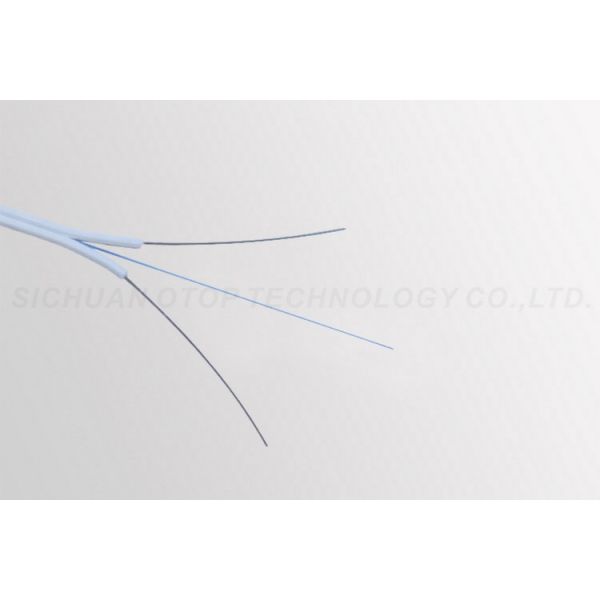 White Optical Cable Wire PVC / LZSH Jacket Material OTOP / OEM Accepted