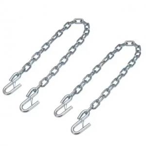 Cheap Blue and White Zinc Coated 5000 lbs Trailer Safety Chain with Customizable Options for sale