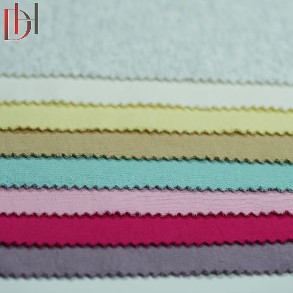 100% Cotton Winter Hoodie Fabric 380gsm Lightweight Textile Woven Shirt Fabric