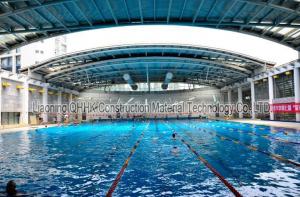 China Energy Savings Prefabricated Steel Structures Swimming Pool Roof Covers on sale