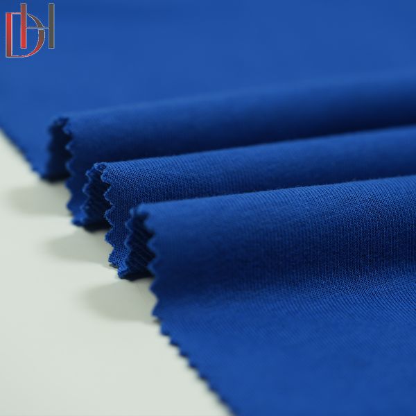 Cotton Spandex Hooded Shirt Fabric Soft Breathable Organic Knitted Tricot Jersey Fabric