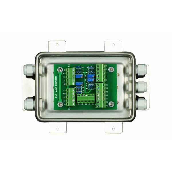 IP65 Load Cell Summing Box , Scale Junction Box Max 85%RH Relative Humidity