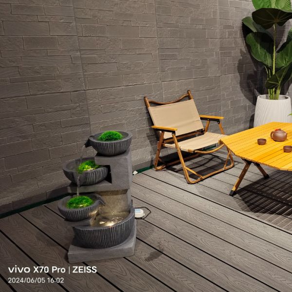 Modern Resin Fountain Electric Water Feature Indoor Decoration Kit