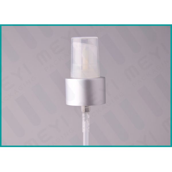 15mm - 24mm Makeup Foundation Pump Dispenser With Silver Aluminum Sheathed
