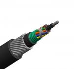 2-144C GYTA33 Underwater Outdoor Fiber Optic Cable With Steel Armored for