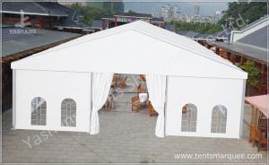 Cheap 300 People Luxury Wedding Tents Rentals Aluminium Frame Marquee With Transparent PVC Windows for sale