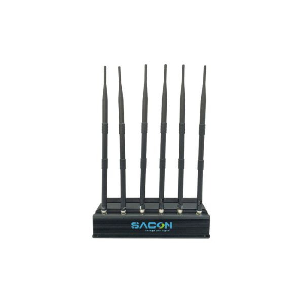 DC12v Car Cell Phone Signal Jammer Non Adjustable For Conference Rooms / Museums
