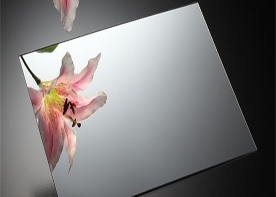 Custom Size Mirror Glass Sheets , Safety Mirror Sheet For Home Decorations