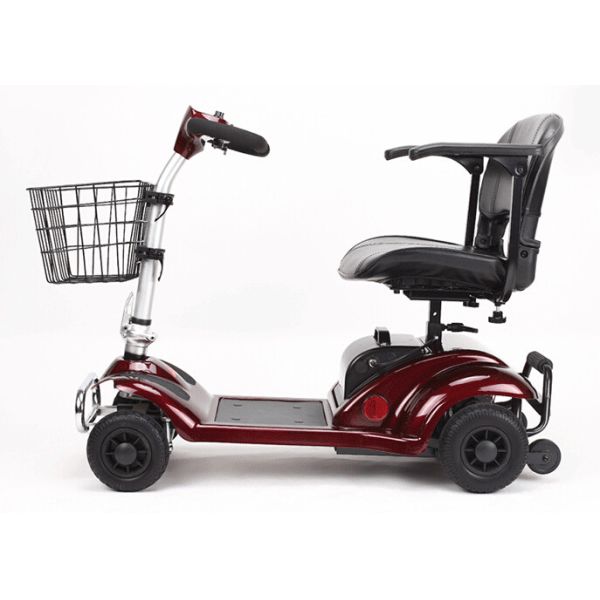 270W Four Wheel Scooters Elderly 4 Wheel Electric Mobility Scooter With Basket