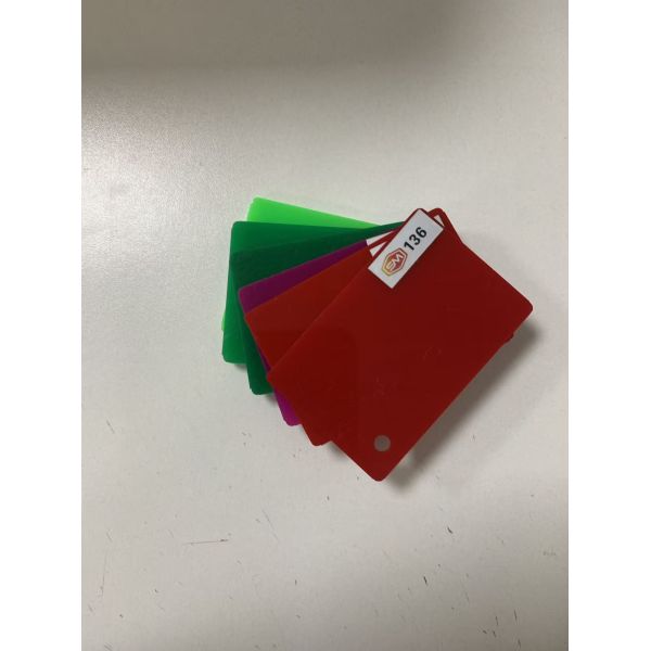 Colored Cast Acrylic Sheet 20mm Thick Scratch-Resistant Panel for Interior Decoration