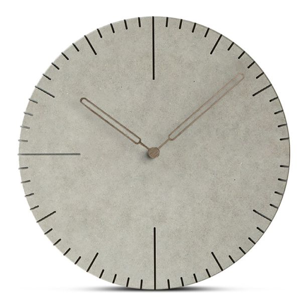 Nordic Popular Wooden Wall Clock Laser Mdf Clock Indoor Decor Living Room