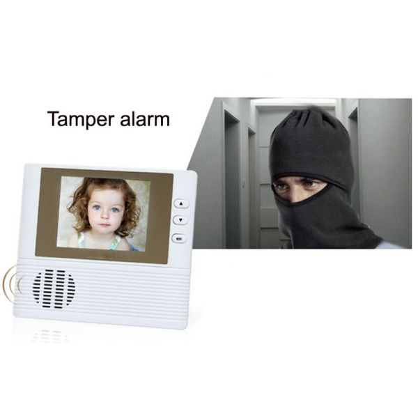 2.8 LCD Screen Digital Door Peephole Viewer Camera IR LED Night Vision Home Security Door Eye Electronic Doorbell Alarm