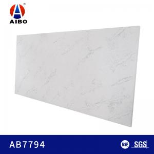 Cheap 18MM Calacatta Quartz Stone For Bedroom Wall Cladding And Kitchen for sale
