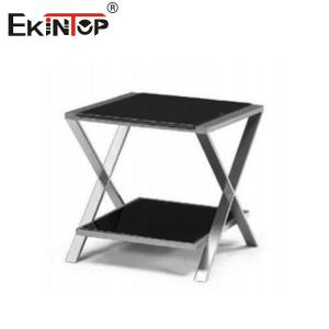 Cheap Living Room Black Coffee Tea Table Glass fiber Reinforced Concrete Custom Simply Style for sale