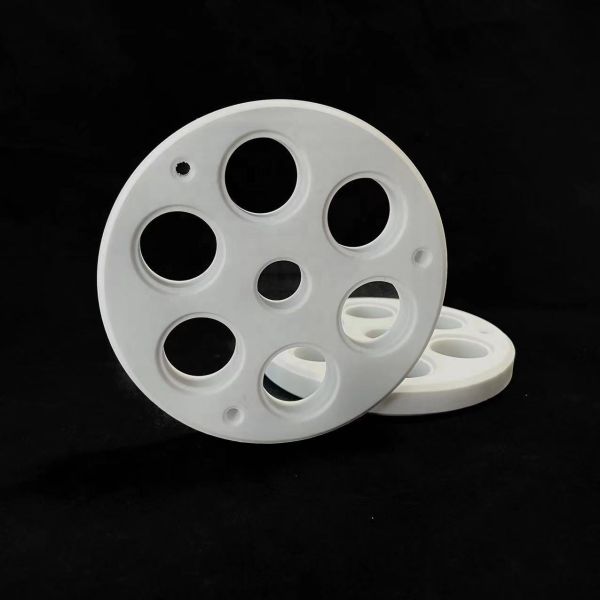 Precision Machined High Alumina Ceramic Structural Parts Wear Resistant Electrical Insulation