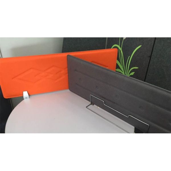 Decorative Modular Office Furniture Touch Screen Table Top Desk Dividers