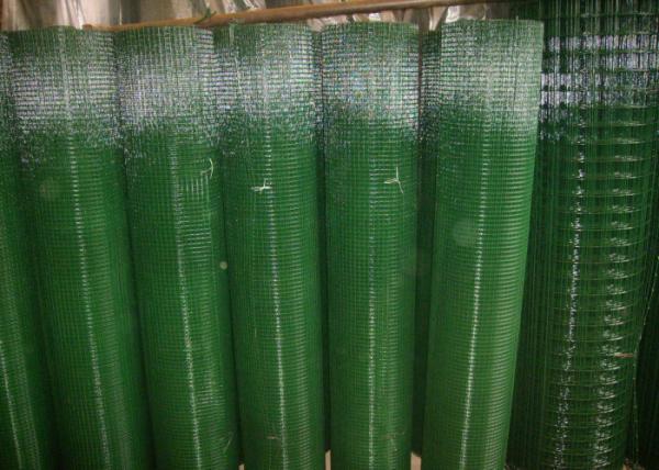 plant 15.9mm Green Vinyl Coated Welded Wire Fencing Rolls