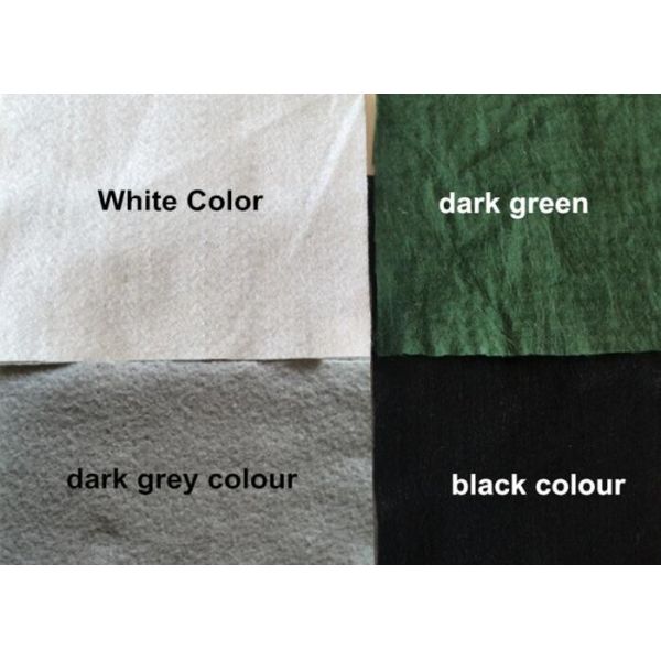 90GSM - 1500GSM PP / PET Non Woven Geotextile Fabric Needle Punched Geotextile