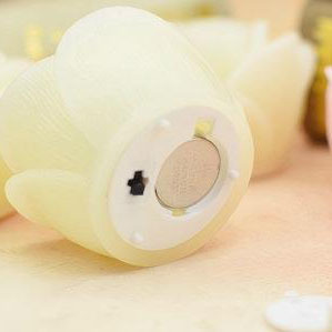 Red Battery Tea Candles Romantic Flameless LED Tea Light 6pcs / 12pcs / 24pcs