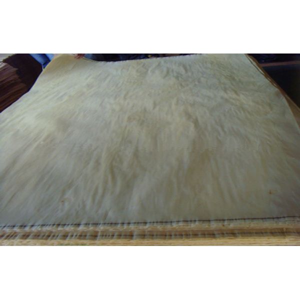 White / Brown Birch Rotary Cut Wood Veneer , Quilted Maple Veneer