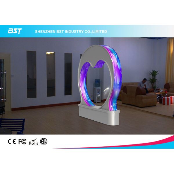 Custom 360 Flexible Led Display For Stage Event , Foldable Led Screen