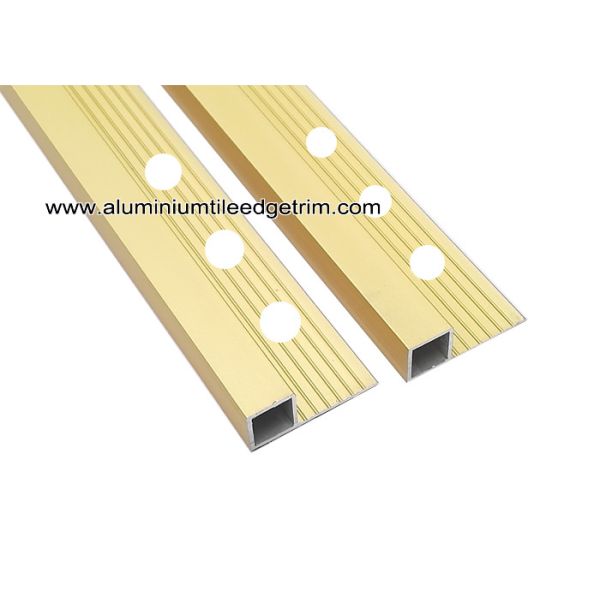 High End Metal Tile Corner Trim For Ceramic Tile Edging Matt Gold 10mm