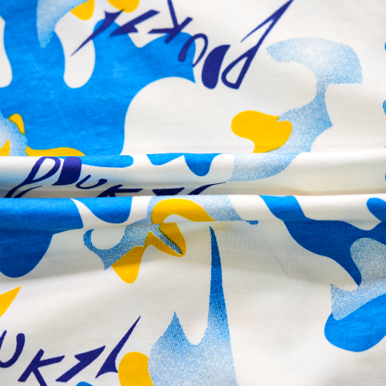 Customized High Quality 100% Polyester Fabric Dress Printed Fabric Factory