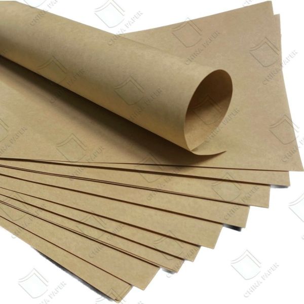 China Kraft Paper Jumbo Roll Wrapping Liner Paper Price Custom Brown Kraft Paper Wrapping Paper