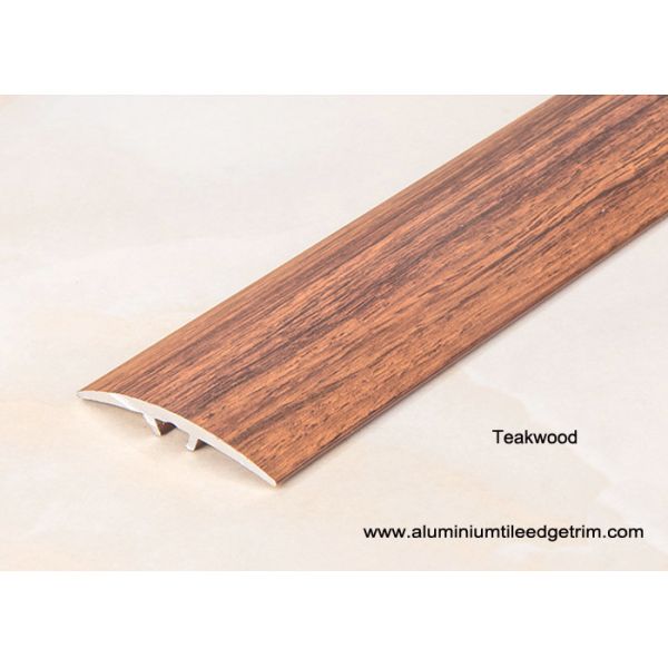 Wood Effect Laminate Floor Metal Edging , Carpet To Wooden Floor Trim