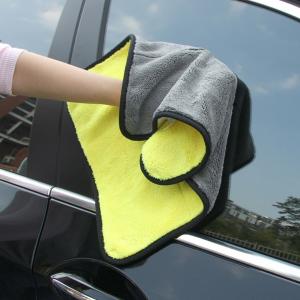 China Customized Car Cleaning Microfiber Cloths 80% Polyester 20% Polyamide Or 100% Polyester on sale