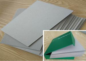 Cheap 2.5mm Book Binding Cover , Mixed Pulp Strong Stiffness Grey Board Paper for sale