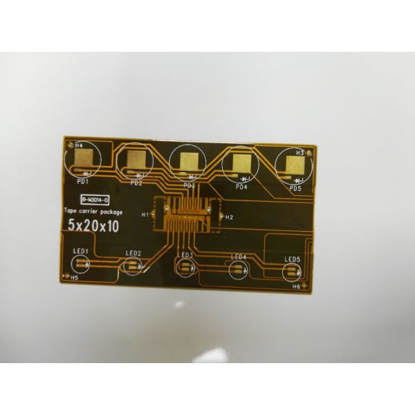 Customize single side flexible printed circuit board with contact pads
