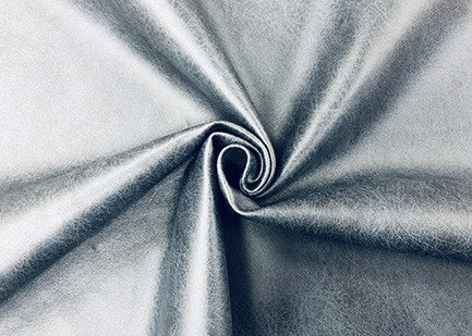 Faux Leather Sofa Cushion Material 100 Percent Polyester Knitting Black