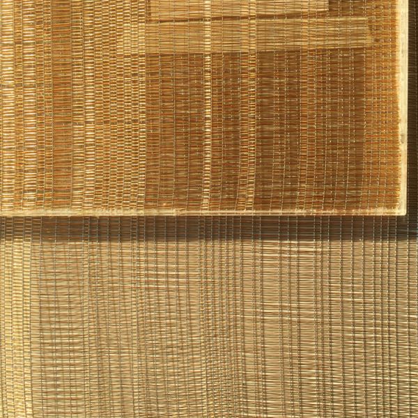 High Security Customized Laminated Glass Metal Fabric For Upscale Hotel