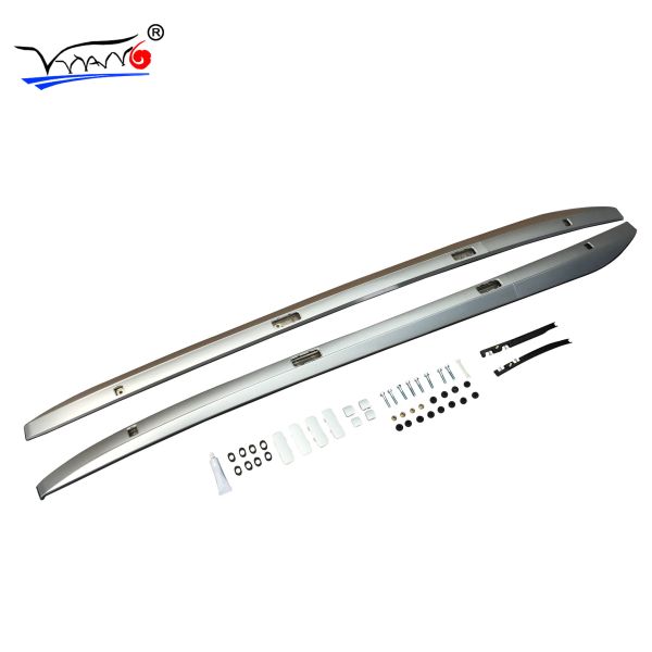 ABS / Plastic Car Roof Rack Rails C062 Model 2015 - 2018 Silver Color