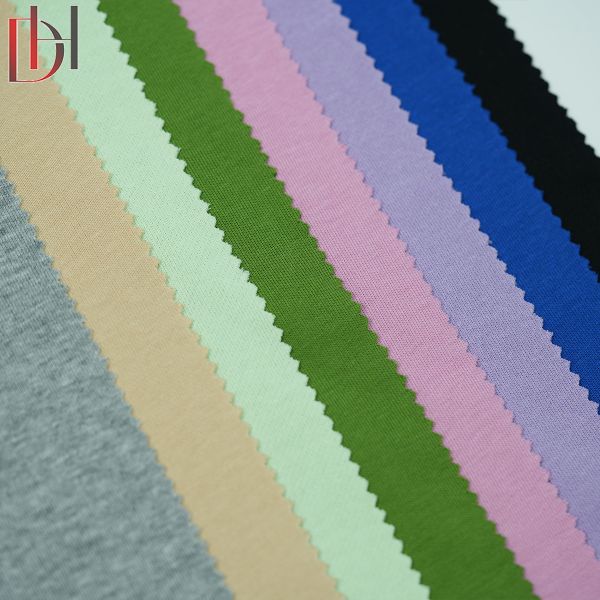 80% Cotton 20% Polyester Breathable Jersey Fabric 280gsm French Terry Knitted Fabric