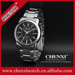 Cheap C023A Stainless Steel Band Watch Brand CHENXI Fashion Watches Japan Movt Quartz Watch Mens for sale