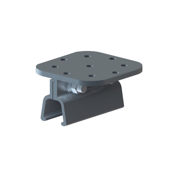 60m/S Kliplok Solar Structure For Tin Shed Aluminum Standing Seam Mount