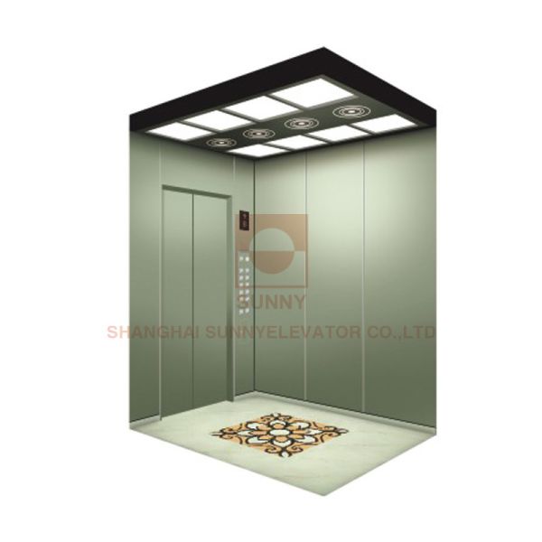 Skirting Hairlines Deep Car Elevator Cabin Decoration Design For Special Lift