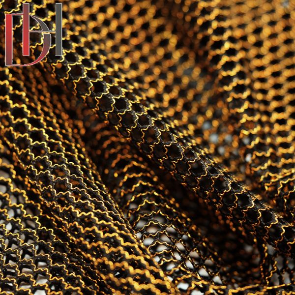 Custom Summer Cool Fabric T Shirt Skirt Bronze Colored Golden Hole Eco Friendly Special Fabric