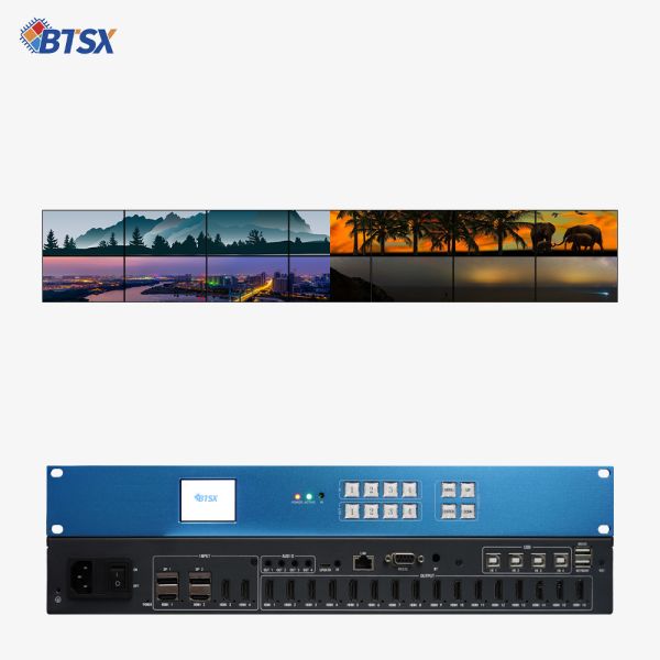 Broadcast Studios Video Wall Controller Package Includes HDMI/DP Cable and More