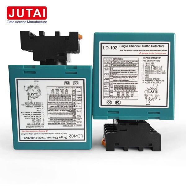 Turn On / Off 10-90MS Gate Barrier Loop Detector For Parking Management System