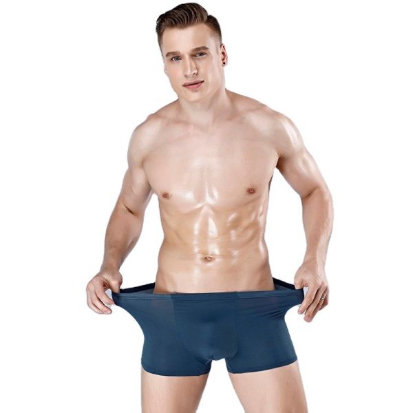 Sustainable Adults Mens Boxer Shorts Seamless Plus Size Bamboo Fabric Shorts