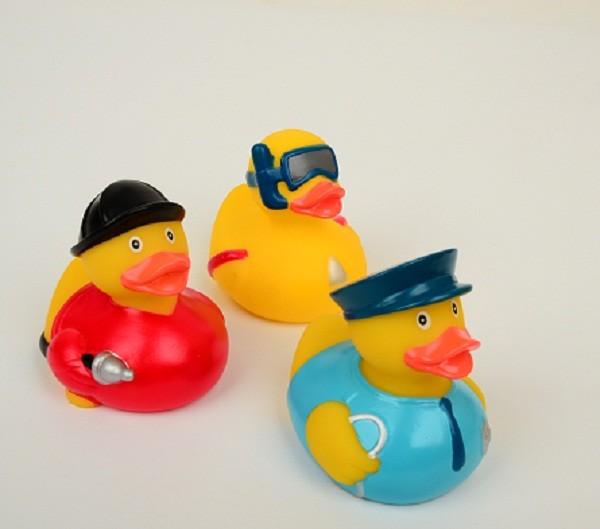 Quality Postman Fireman Custom Rubber Ducks Gift 8.5cm Length For Promotional Gift wholesale