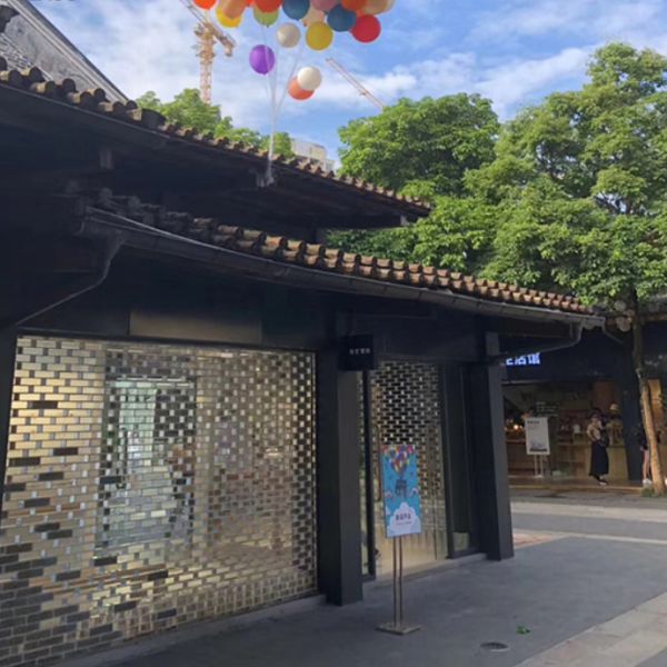 Hollow Glass Bricks Tiles Privacy , Customizable Glass Brick Wall