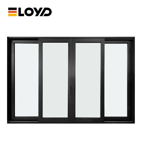 Waterproof Tempered Glass Sliding Door Aluminum Outside 70 X 80 For Patio